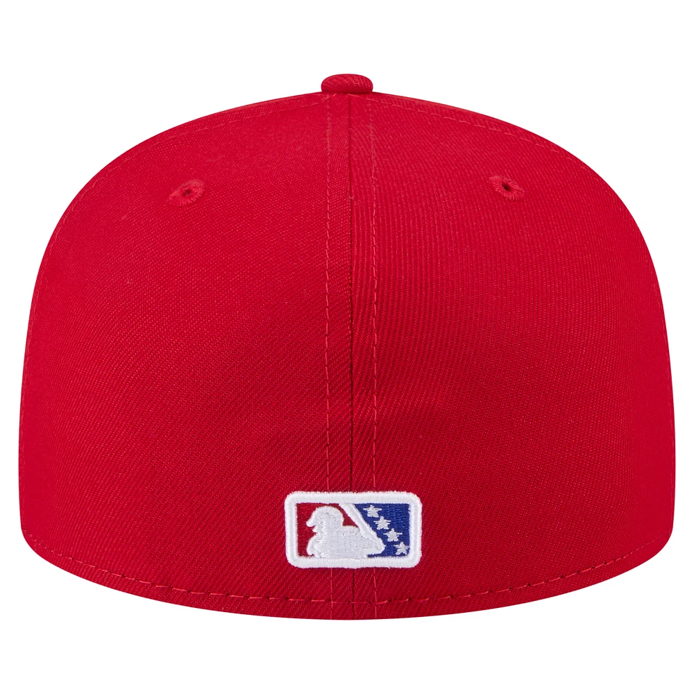 Men's New Era Red Worcester Sox Copa de la Diversión 59FIFTY Fitted Hat