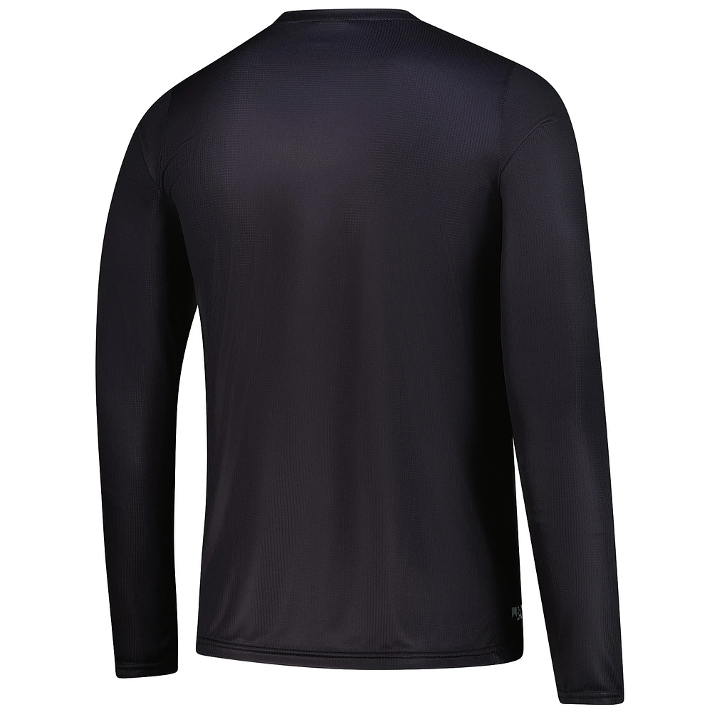 Men's Always Advancing Black Abbott World Marathon Majors 7 City Long Sleeve T-Shirt