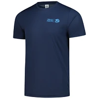 T-shirt bleu marine pour homme Abbott World Marathon Majors Six Star