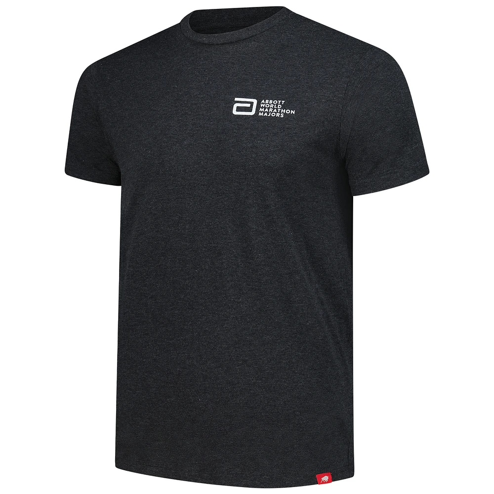 Unisex Sportiqe  Black World Marathon Majors T-Shirt