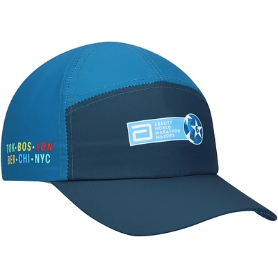 Chapeau réglable unisexe BOCO Gear bleu marine/bleu Abbott World Marathon Majors Cadence