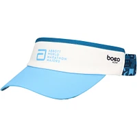 Visière extensible 360° unisexe BOCO Gear blanc/bleu World Marathon Majors