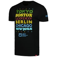 Unisex Sportiqe Black Abbott World Marathon Majors Bingham Tri-Blend T-Shirt