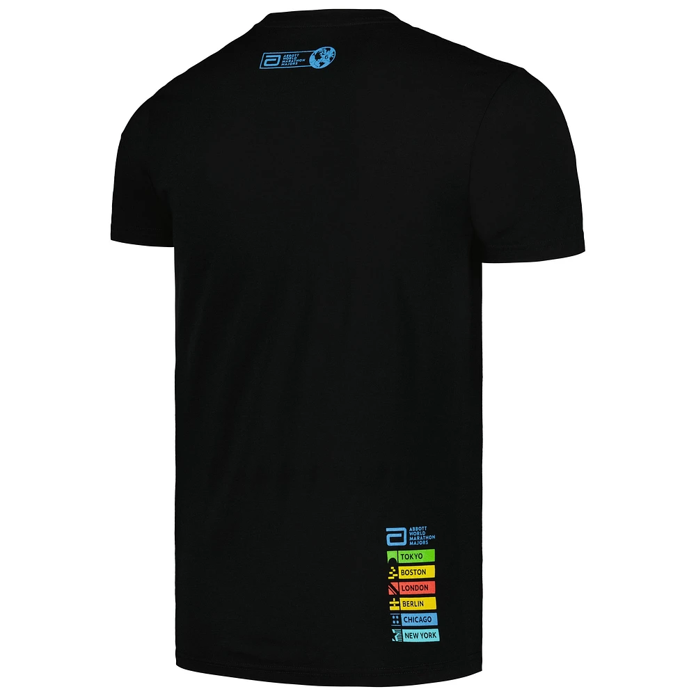 Unisex Sportiqe Black Abbott World Marathon Majors Bingham Tri-Blend T-Shirt