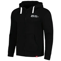 Unisex Sportiqe Black Abbott World Marathon Majors Heywood Raglan Full-Zip Hoodie
