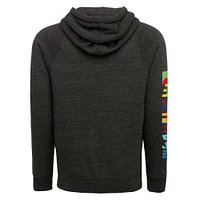Unisex Sportiqe Heather Black Abbott World Marathon Majors Olsen Pullover Hoodie