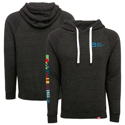 Unisex Sportiqe Heather Black Abbott World Marathon Majors Olsen Pullover Hoodie