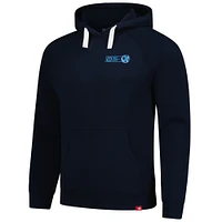 Sweat à capuche unisexe Sportiqe bleu marine Abbott World Marathon Majors Six Star Finisher Olsen Tri-Blend