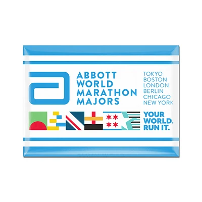 WinCraft Abbott World Marathon Majors 2.5" x 3.5" Fridge Magnet