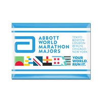 WinCraft World Marathon Majors Aimant de réfrigérateur 2,5" x 3,5"