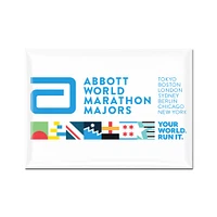 WinCraft  World Marathon Majors 7 Cities 2.5" x 3.5" Fridge Magnet