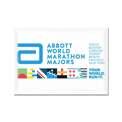 WinCraft  World Marathon Majors 7 Cities 2.5" x 3.5" Fridge Magnet