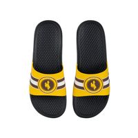 FOCO Wyoming Cowboys Stripe Raised Slide Sandals