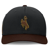 Men's Top of the World  Brown Wyoming Cowboys Reflex Fitted Hat