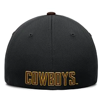 Men's Top of the World  Brown Wyoming Cowboys Reflex Fitted Hat