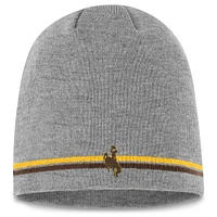 Men's Top of the World  Gray Wyoming Cowboys Greyson Knit Beanie