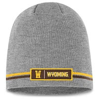 Men's Top of the World  Gray Wyoming Cowboys Greyson Knit Beanie