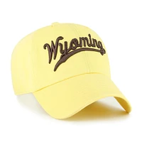 Men's '47 Gold Wyoming Cowboys Vault Clean Up Adjustable Hat