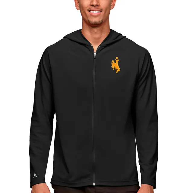 Colosseum Men's Brown Wyoming Cowboys Arch Logo 2.0 Full-Zip Hoodie - Brown