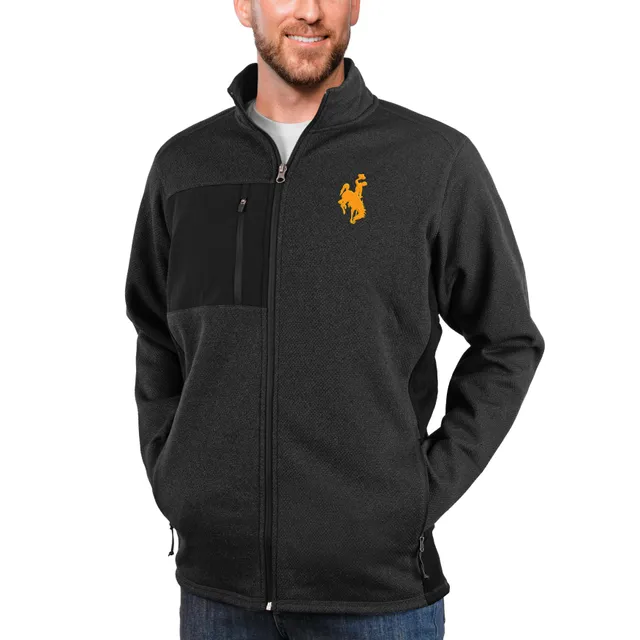 Wyoming Cowboys Antigua Altitude Full-Zip Jacket - Black