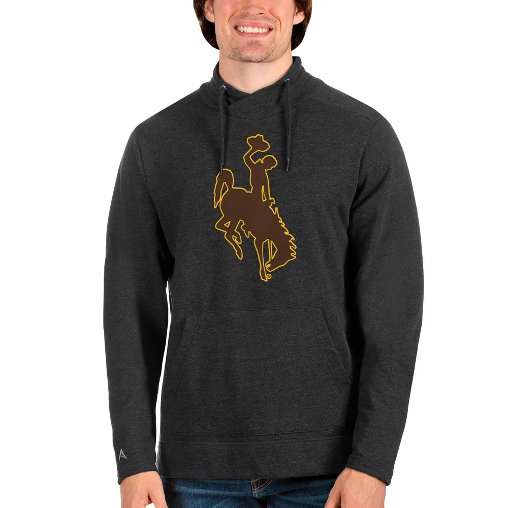 Mens Wyoming Cowboys Apparel Cowboys Arch & Logo Kids Long Sleeve