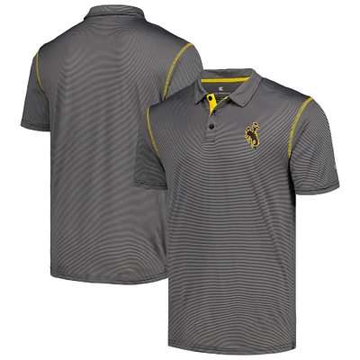 Colosseum Noir Wyoming Cowboys Cameron Polo Homme