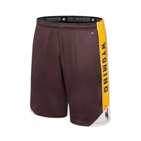 Short Colosseum Brown Wyoming Cowboys Haller pour homme