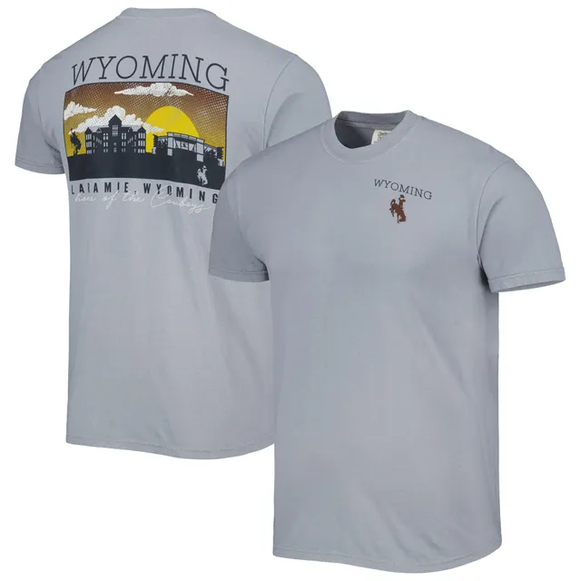 Men's Champion Brown Wyoming Cowboys Primary Jersey T-Shirt