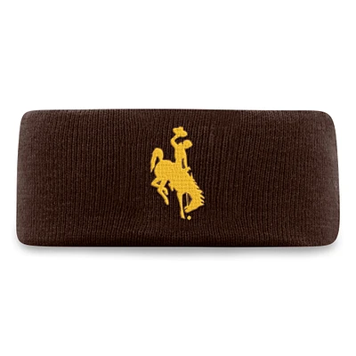 Men's Top of the World Brown Wyoming Cowboys Knit Headband
