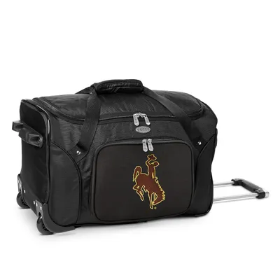 Wyoming Cowboys MOJO 22" 2-Wheeled Duffel Bag - Black