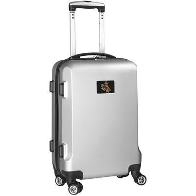 Wyoming Cowboys 20" 8-Wheel Hardcase Spinner Carry-On - Silver