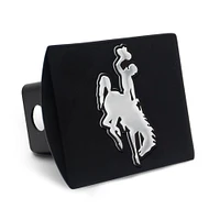 Housse d'attelage WinCraft Wyoming Cowboys en métal chromé de qualité supérieure avec logo
