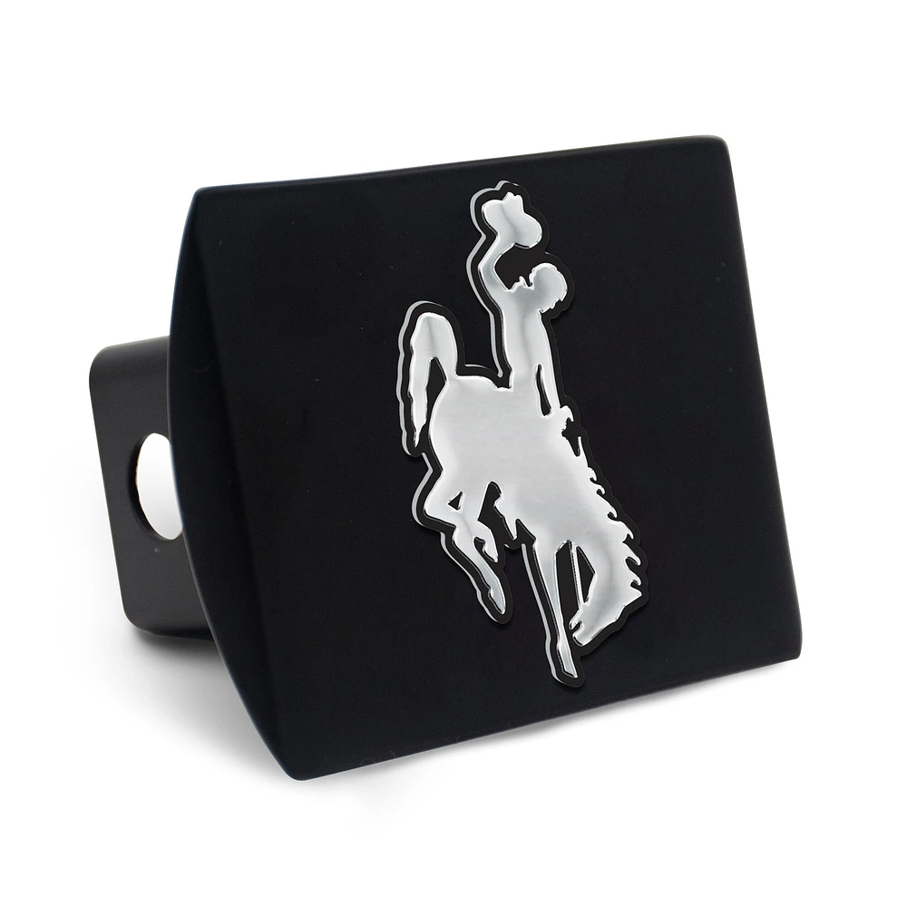 Housse d'attelage WinCraft Wyoming Cowboys en métal chromé de qualité supérieure avec logo
