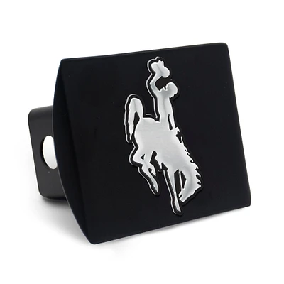 Housse d'attelage WinCraft Wyoming Cowboys en métal chromé de qualité supérieure avec logo