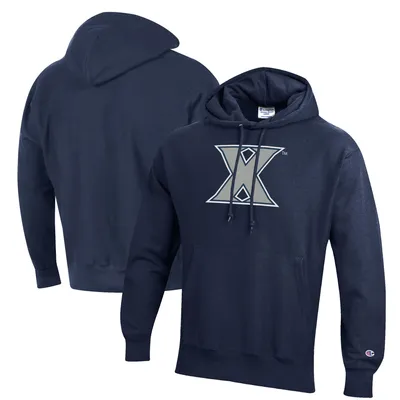 Xavier Musketeers Champion Reverse Weave Fleece Pullover Hoodie - Navy