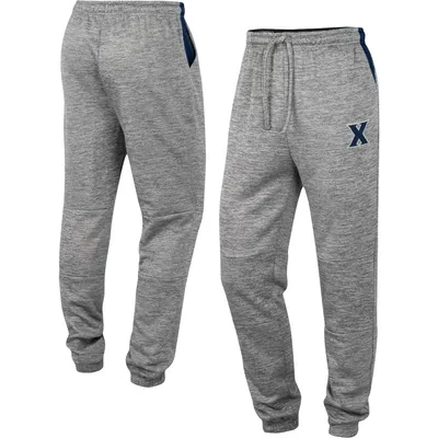 Pantalon de survêtement pour hommes Colosseum Grey Xavier Musketeers Des mondes à conquérir