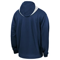 Men's Nike Navy Xavier Musketeers Basketball Spotlight Performance Pullover Hoodie