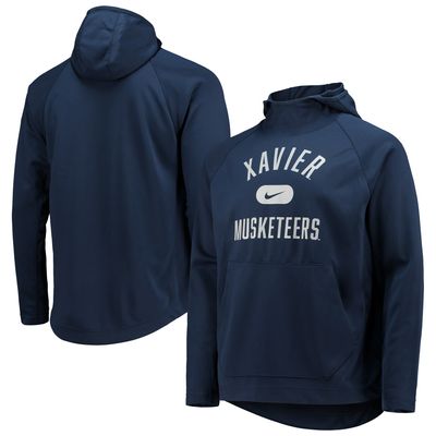 Men's Nike Navy Xavier Musketeers Spotlight Raglan Pullover Hoodie