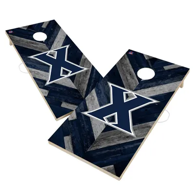 Xavier Musketeers 2' x 4' Solid Wood Regulation Cornhole Board Set