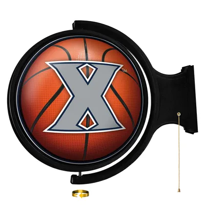 Xavier Musketeers Basketball 21'' x 23'' Rotating Lighted Wall Sign