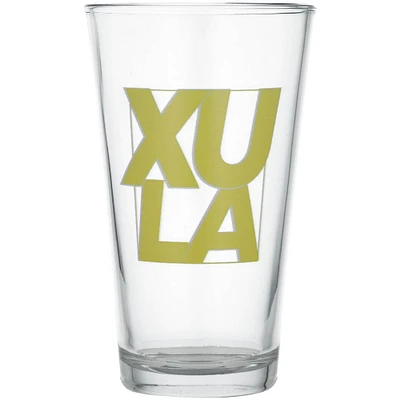 XULA Gold 16oz. Team Logo Pint Glass