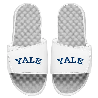 Yale Bulldogs ISlide Primary Logo Slide Sandals - White