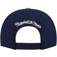 Men's Mitchell & Ness Navy/White Yale Bulldogs 2-Tone 2.0 Snapback Hat