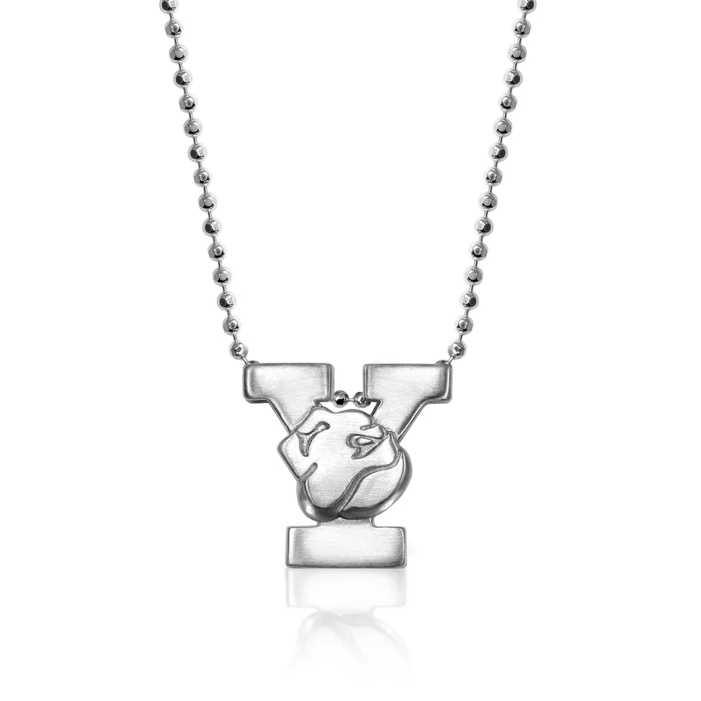 Yale Bulldogs Alex Woo Women's Little Collegiate Sterling Silver Necklace