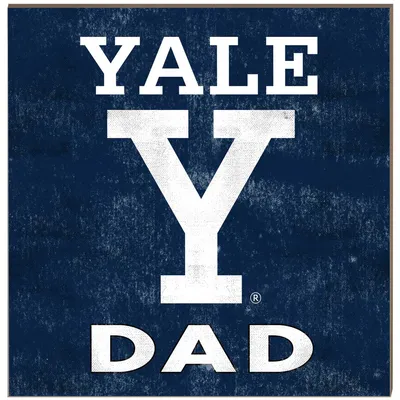 Yale Bulldogs 10'' x 10'' Dad Plaque