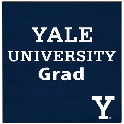 Yale Bulldogs 10'' x 10'' Grad Plaque