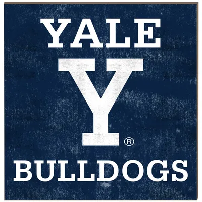 Yale Bulldogs 10'' x 10'' #1 Fan Plaque