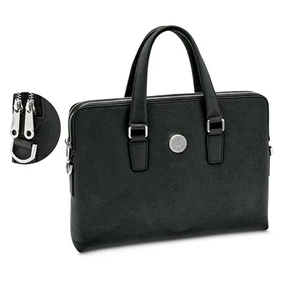 Youngstown State Penguins Women's Leather Briefcase - Black