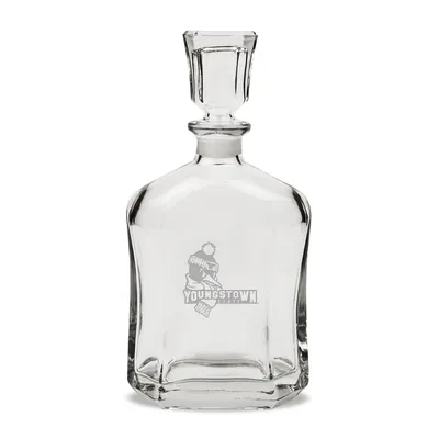 Youngstown State Penguins 23.75oz. Crystal Whisky Decanter