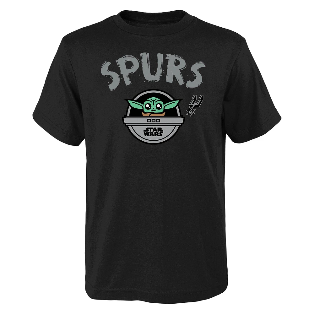 T-shirt noir pour jeunes San Antonio Spurs Star Wars The Child